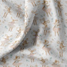 Printed Cotton AIZELLE White / Blue